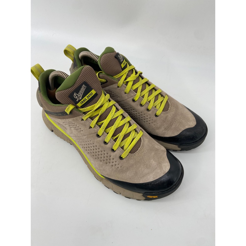 Danner Trail 2650 Mens 10 Tan Meadow Greens GTX Hiking Waterproof Outdoor 61214